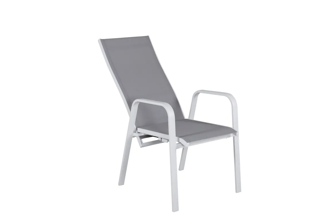 2er Set - Gartenstuhl Bossa aus Textilene/Aluminium