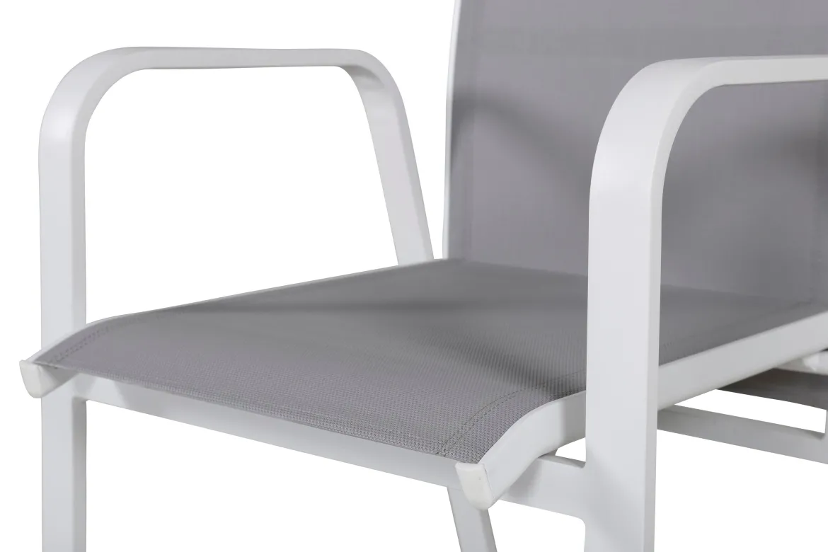 2er Set - Gartenstuhl Bossa aus Textilene/Aluminium