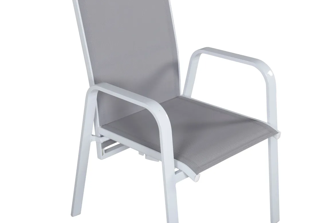 2er Set - Gartenstuhl Bossa aus Textilene/Aluminium