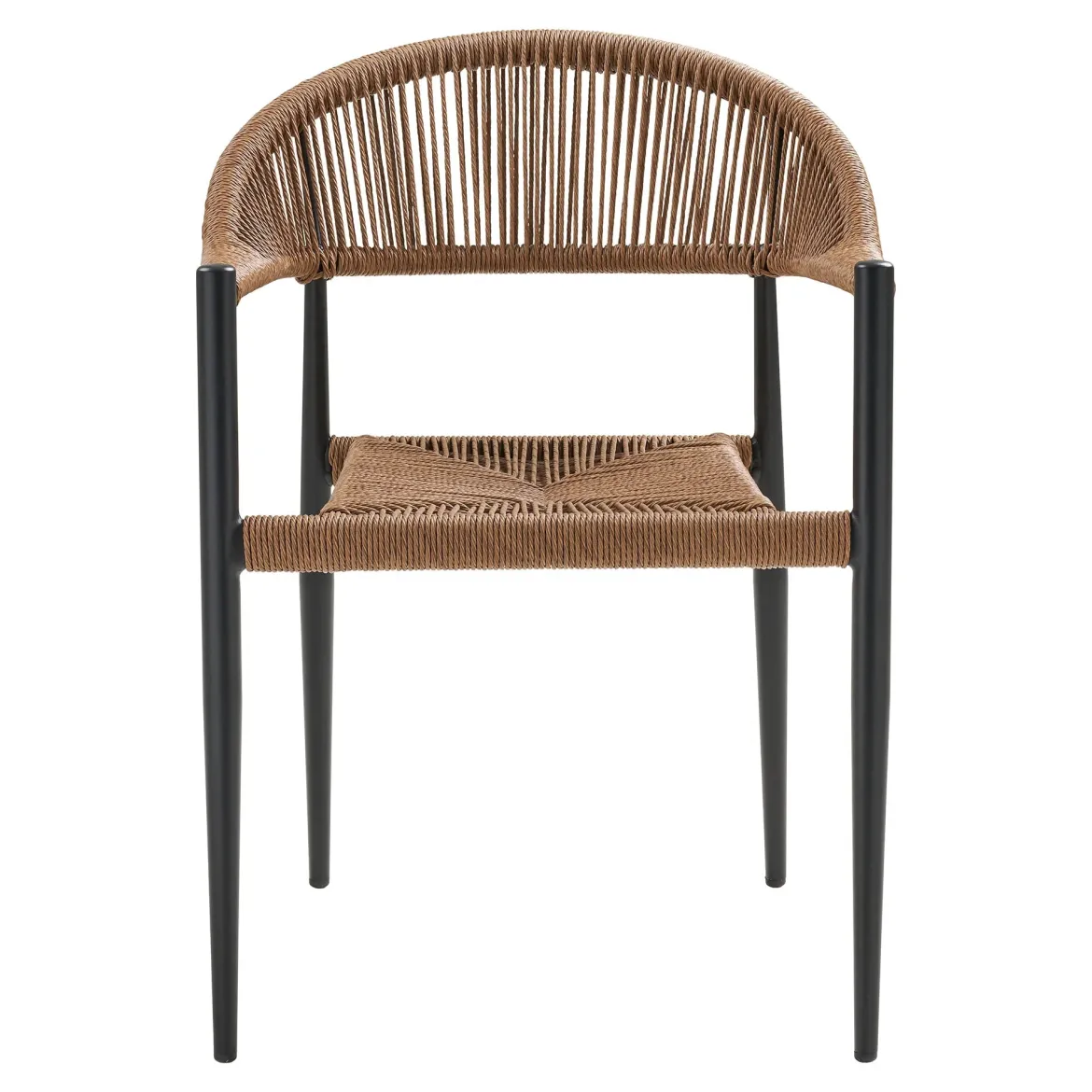 2er Set - Gartenstuhl Canaria aus Aluminium/Rattan