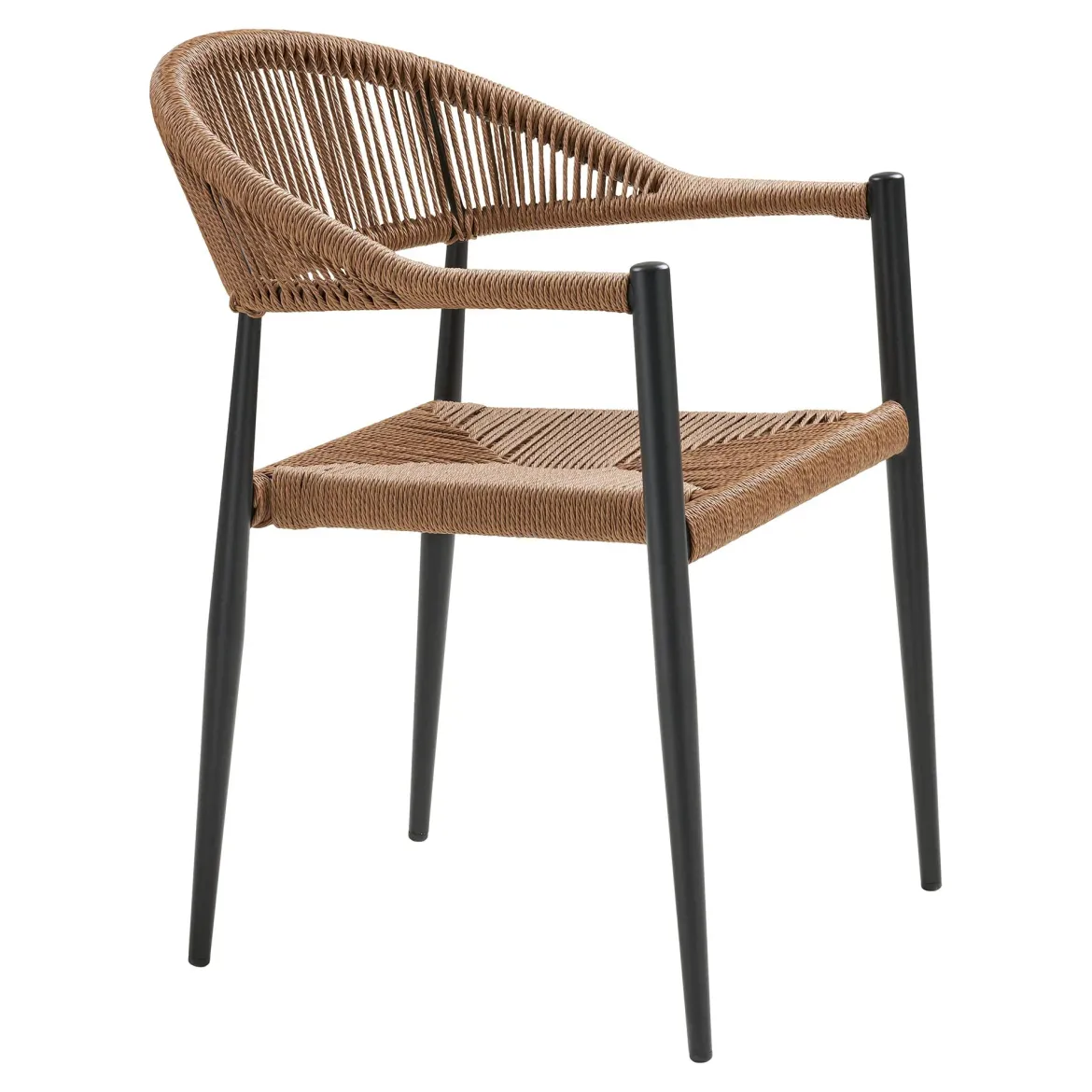 2er Set - Gartenstuhl Canaria aus Aluminium/Rattan
