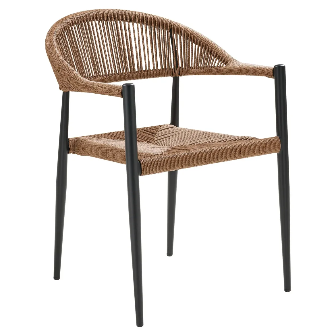 2er Set - Gartenstuhl Canaria aus Aluminium/Rattan