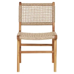 2er Set - Gartenstuhl Capri ohne Armlehne aus Teakholz