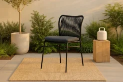 4er Set - Gartenstuhl Elias aus Metall/Polyester
