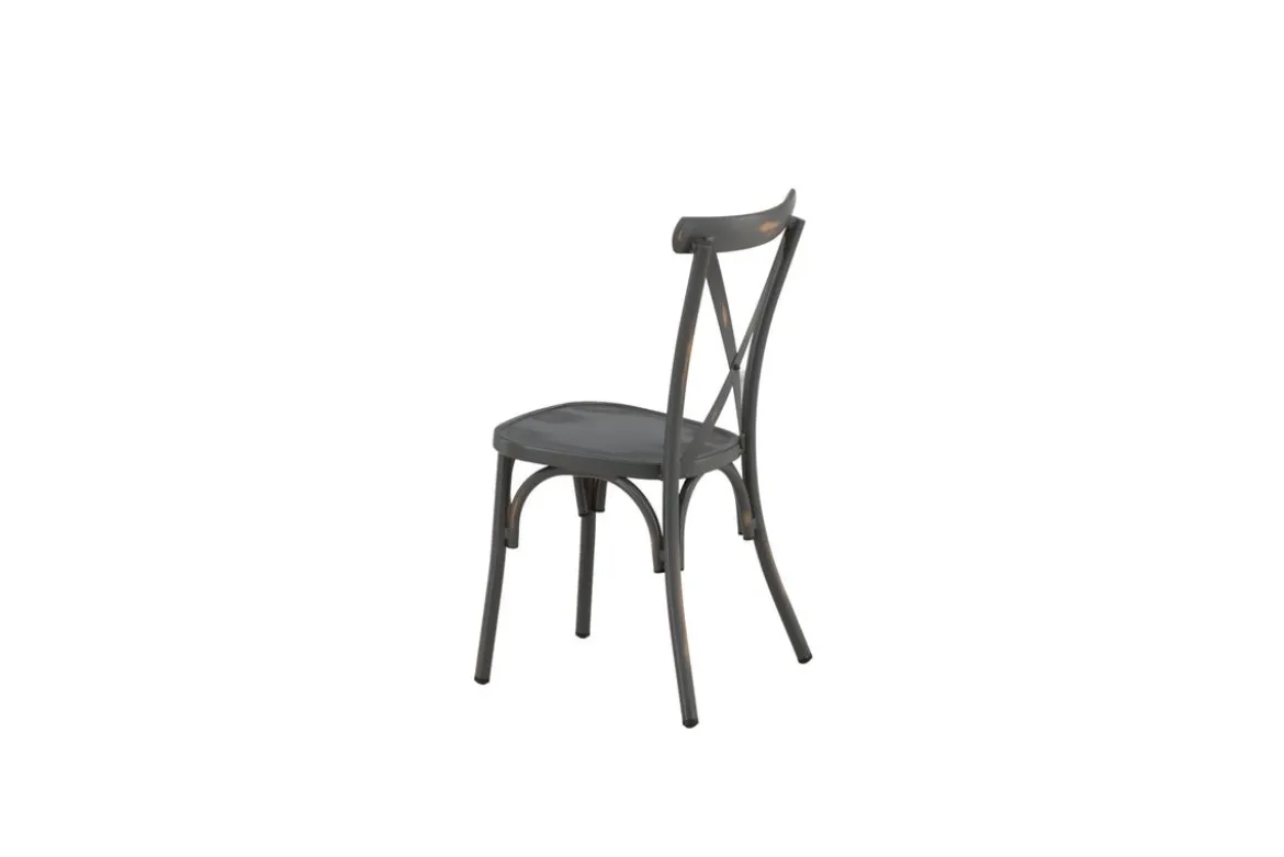 2er Set - Gartenstuhl Ellen aus Aluminium