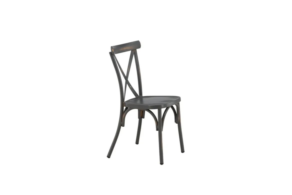 2er Set - Gartenstuhl Ellen aus Aluminium