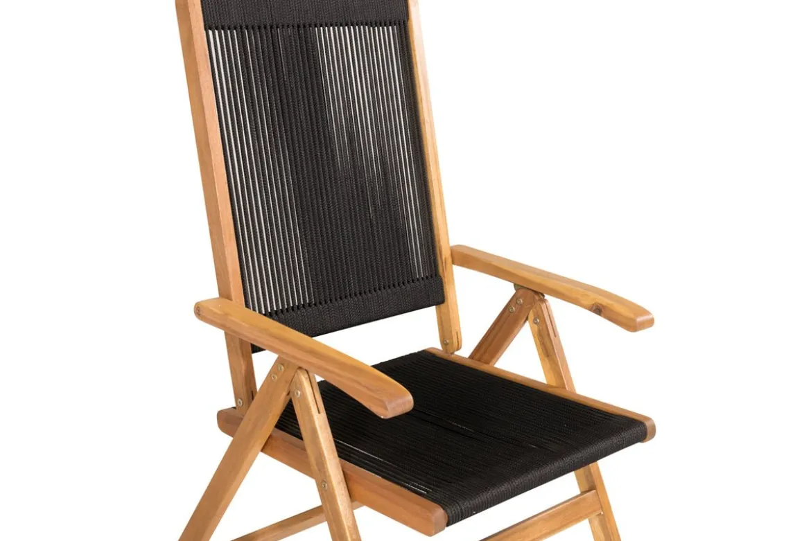 2er Set - Gartenstuhl George aus Akazie/Polyester