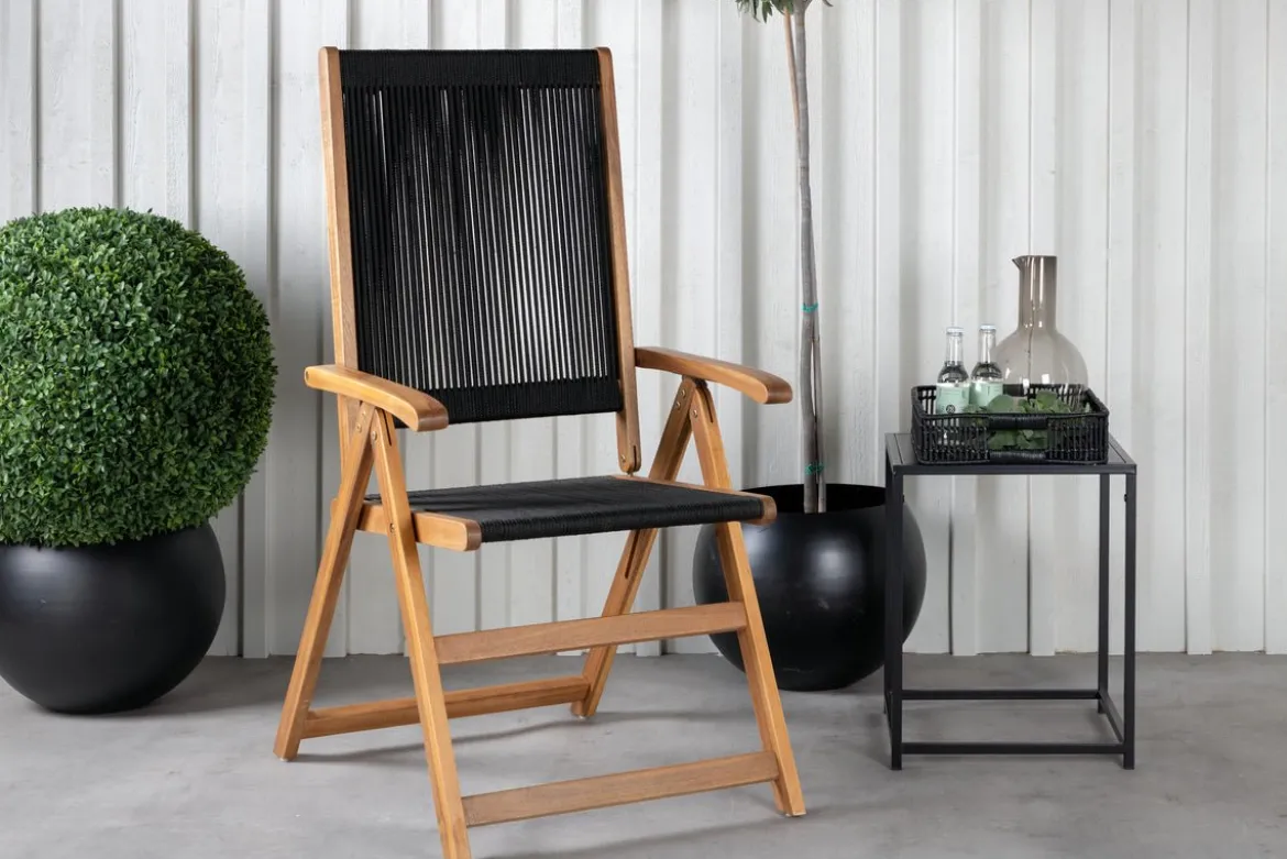 2er Set - Gartenstuhl George aus Akazie/Polyester