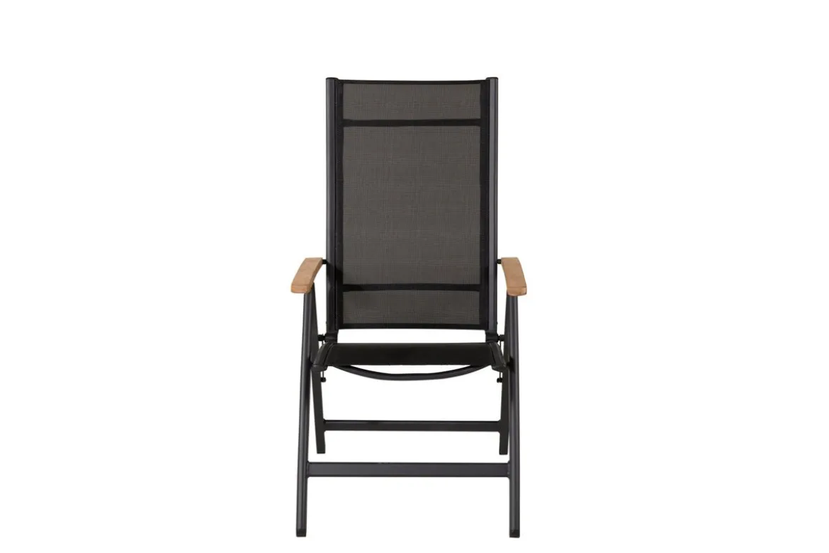 2er Set - Gartenstuhl GranCanaria aus Textilene/Aluminium in Schwarz, Weiß oder Beige