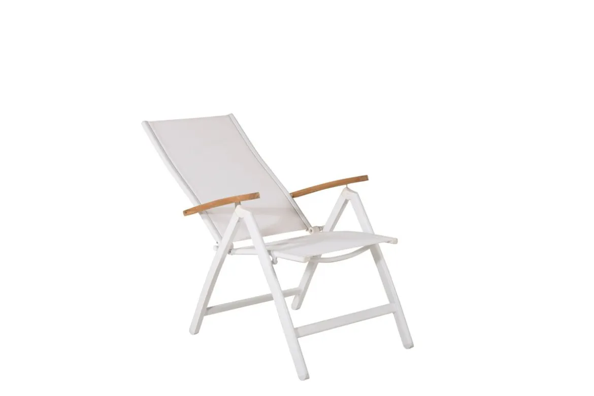 2er Set - Gartenstuhl GranCanaria aus Textilene/Aluminium in Schwarz, Weiß oder Beige