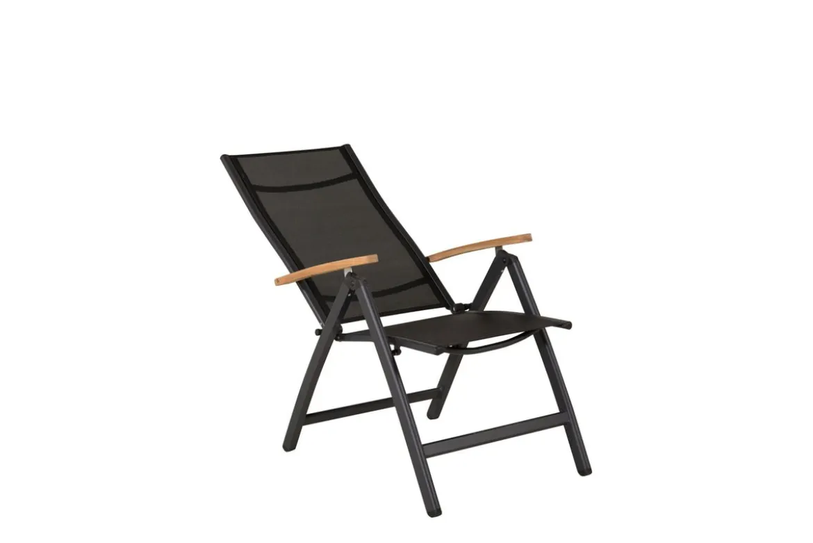 2er Set - Gartenstuhl GranCanaria aus Textilene/Aluminium in Schwarz, Weiß oder Beige