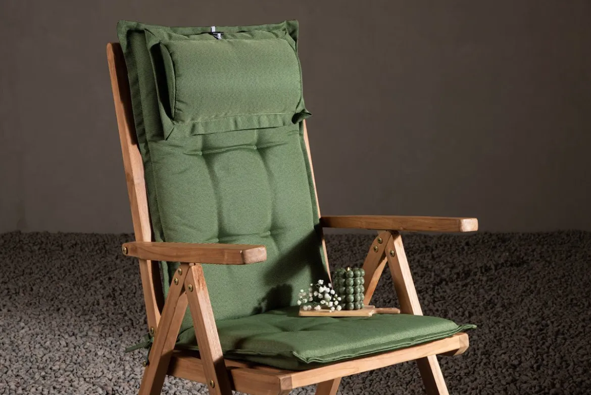 6er Set - Garten Stuhlkissen Siena aus Polyester in 4 Farben