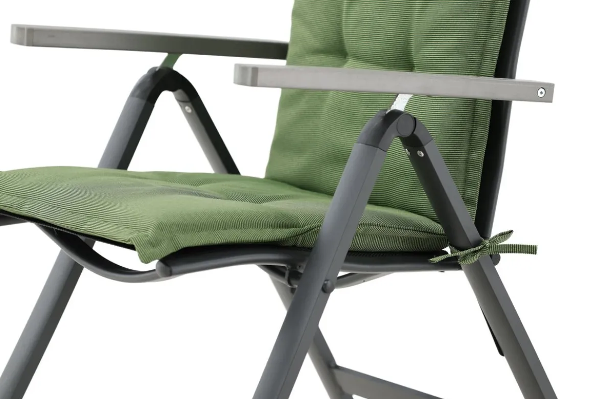 6er Set - Garten Stuhlkissen Siena aus Polyester in 4 Farben