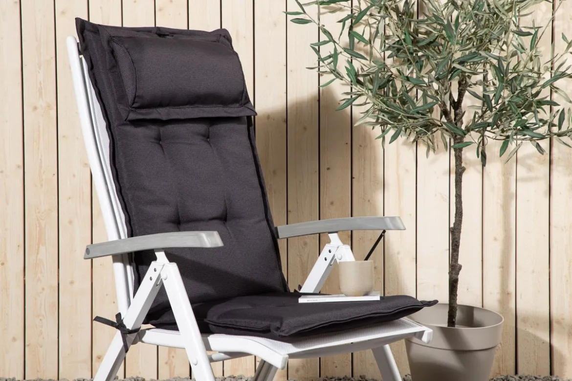 6er Set - Garten Stuhlkissen Siena aus Polyester in 4 Farben