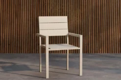 2er Set - Gartenstuhl Leonie aus Aluminium