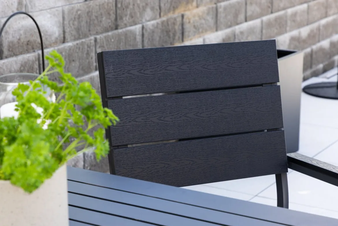 2er Set - Gartenstuhl Leonie aus Aluminium