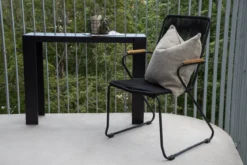 2er Set - Gartenstuhl Malta aus Metall, farbiges Seilgeflecht