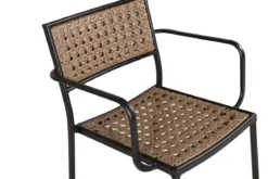 4er Set - Gartenstuhl Marave aus Rattan inkl. Kissen