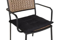 4er Set - Gartenstuhl Marave aus Rattan inkl. Kissen
