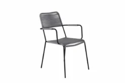 2er Set - Gartenstuhl Marla aus Metall/Polyester