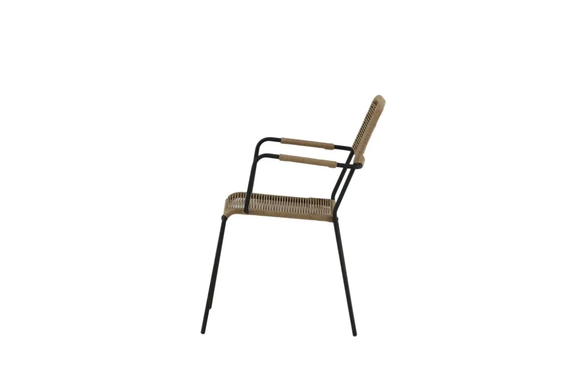 2er Set - Gartenstuhl Marla aus Metall/Polyester