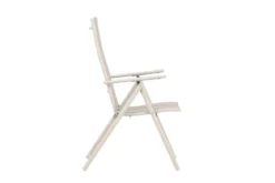 2er Set Gartenstuhl Miro - klappbarer Stuhl in Beige oder Schwarz aus Stahl und Textilene