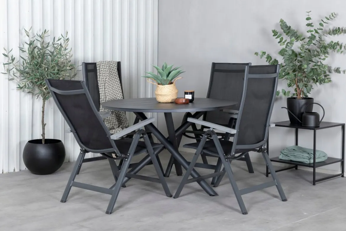 2er Set - Gartenstuhl Montenegro aus Textilene/Aluminium