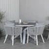2er Set - Gartenstuhl Myria aus Metall/Polyester
