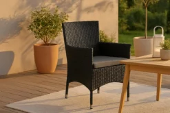 2er Set - Gartenstuhl Oasis aus Rattan