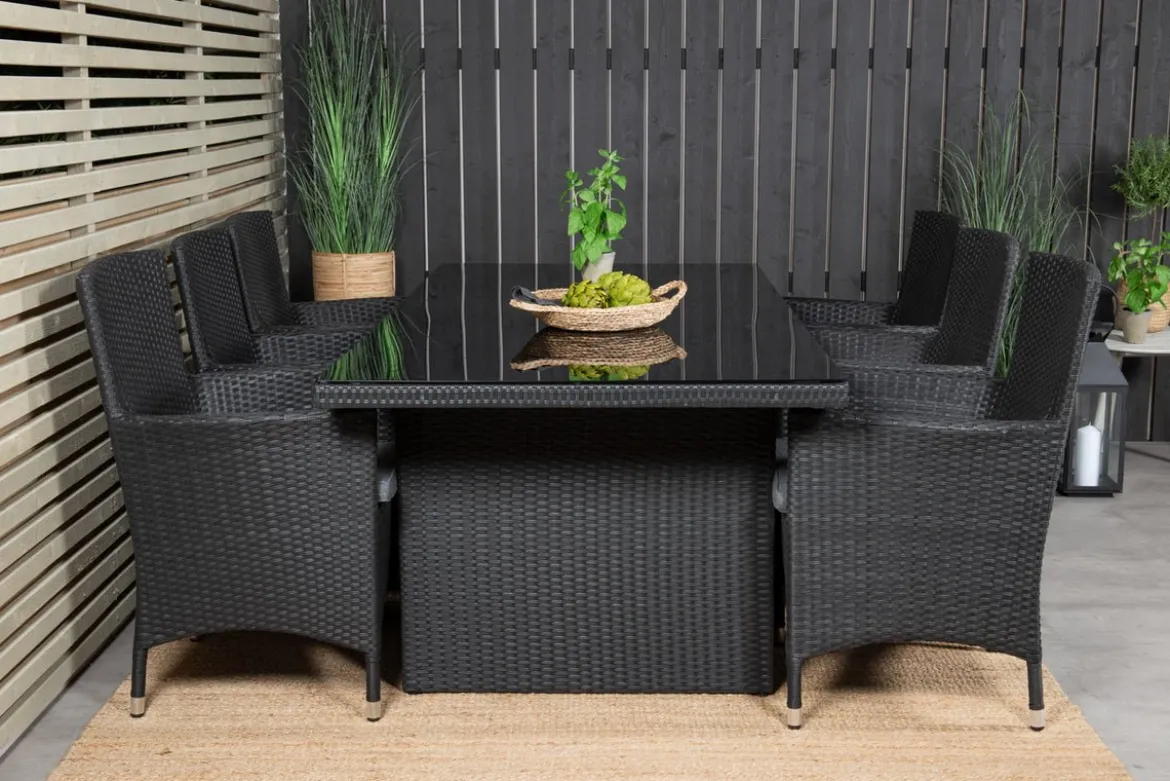 2er Set - Gartenstuhl Oasis aus Rattan