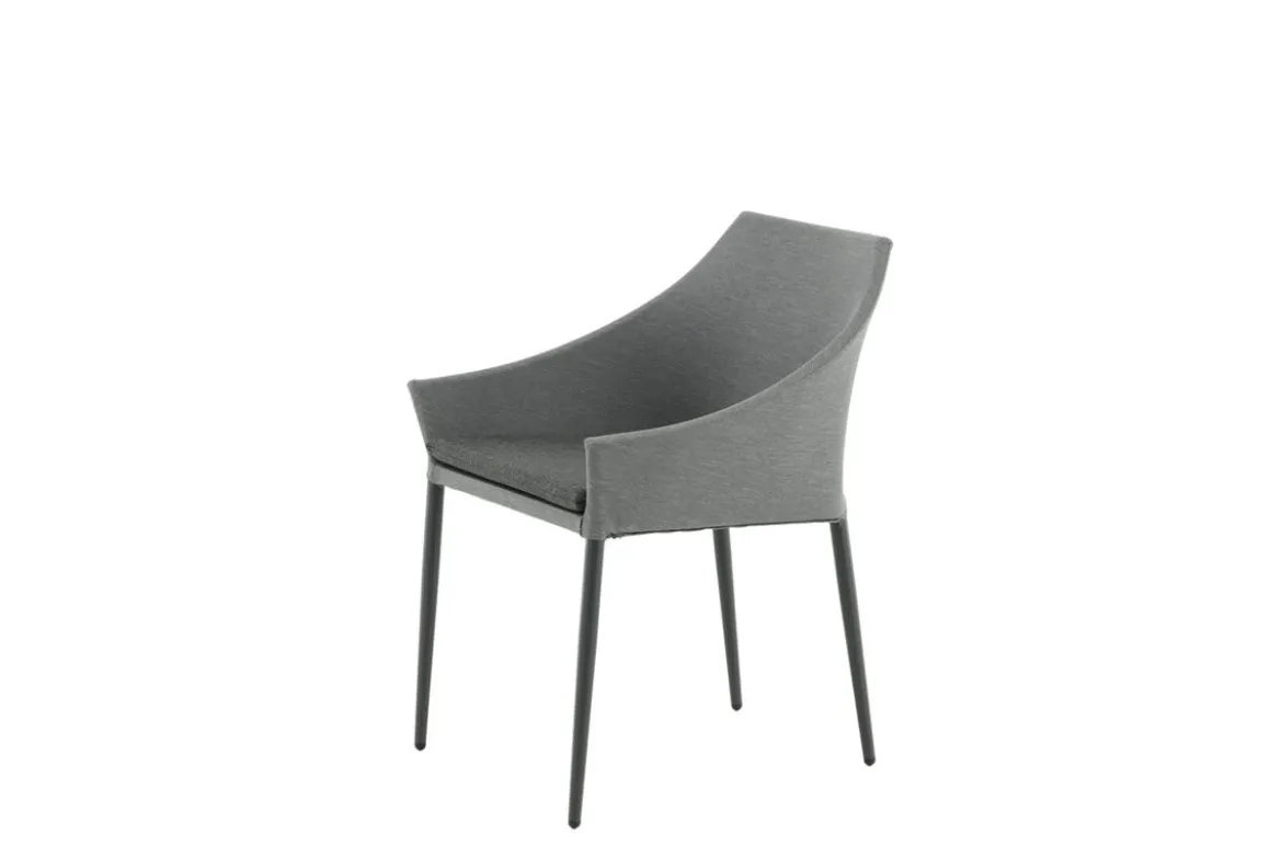 2er Set - Gartenstuhl Sophia aus Aluminium/Polyester