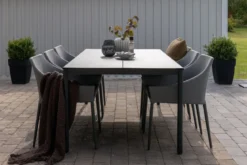 2er Set - Gartenstuhl Sophia aus Aluminium/Polyester