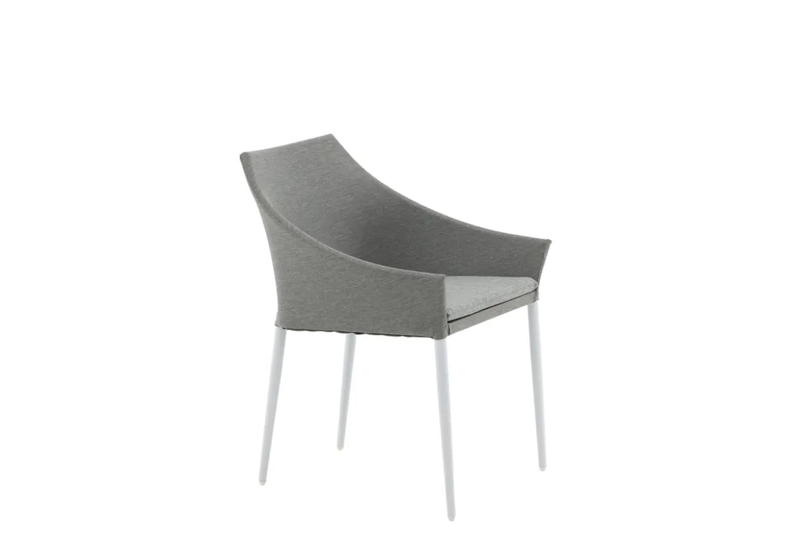 2er Set - Gartenstuhl Sophia aus Aluminium/Polyester