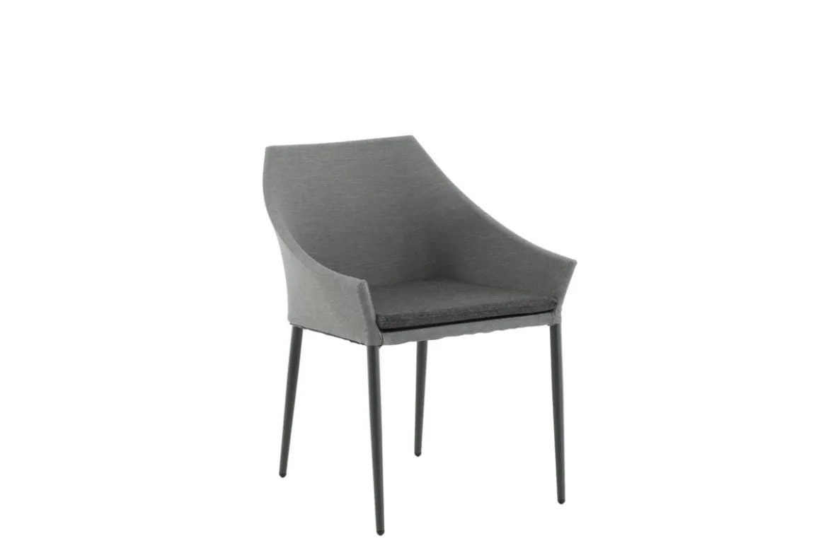 2er Set - Gartenstuhl Sophia aus Aluminium/Polyester