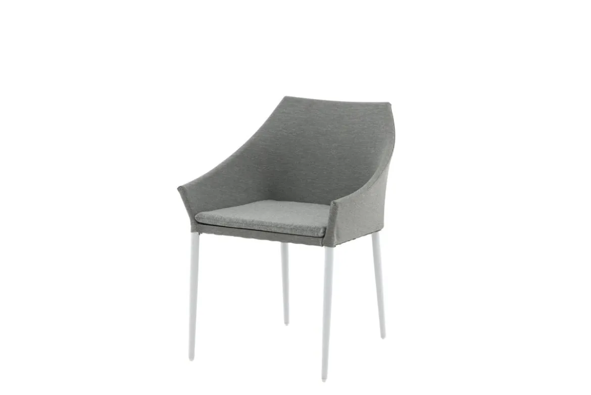 2er Set - Gartenstuhl Sophia aus Aluminium/Polyester
