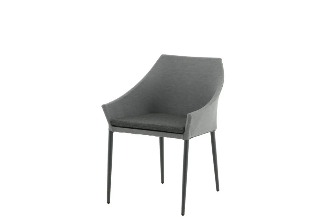 2er Set - Gartenstuhl Sophia aus Aluminium/Polyester