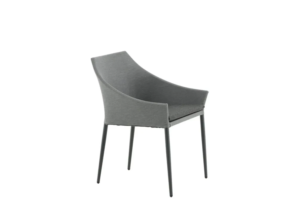 2er Set - Gartenstuhl Sophia aus Aluminium/Polyester