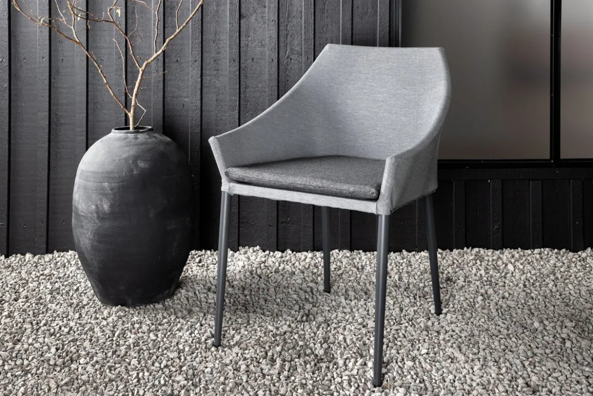 2er Set - Gartenstuhl Sophia aus Aluminium/Polyester