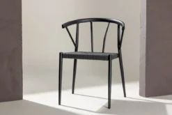 6er Set - Gartenstuhl Tina aus Rattan/Aluminium
