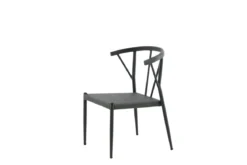 6er Set - Gartenstuhl Tina aus Rattan/Aluminium