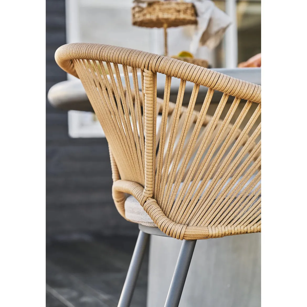 2er Set - Gartenstuhl Veleno in Beige oder Grün