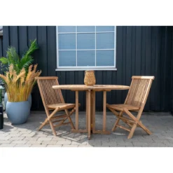 2er Set - Gartenstuhl Voler aus Teakholz