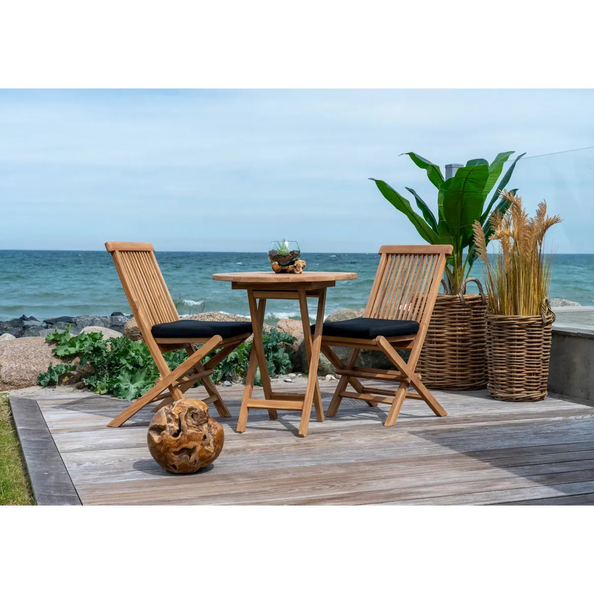 2er Set - Gartenstuhl Voler aus Teakholz