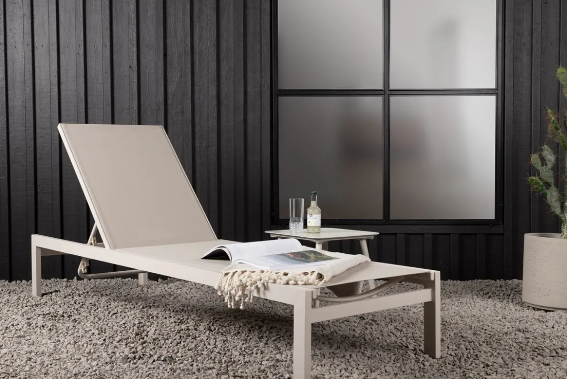 2er Set - Sonnenliegen "Arvella" aus Aluminium & Textilgewebe in 2 Farben