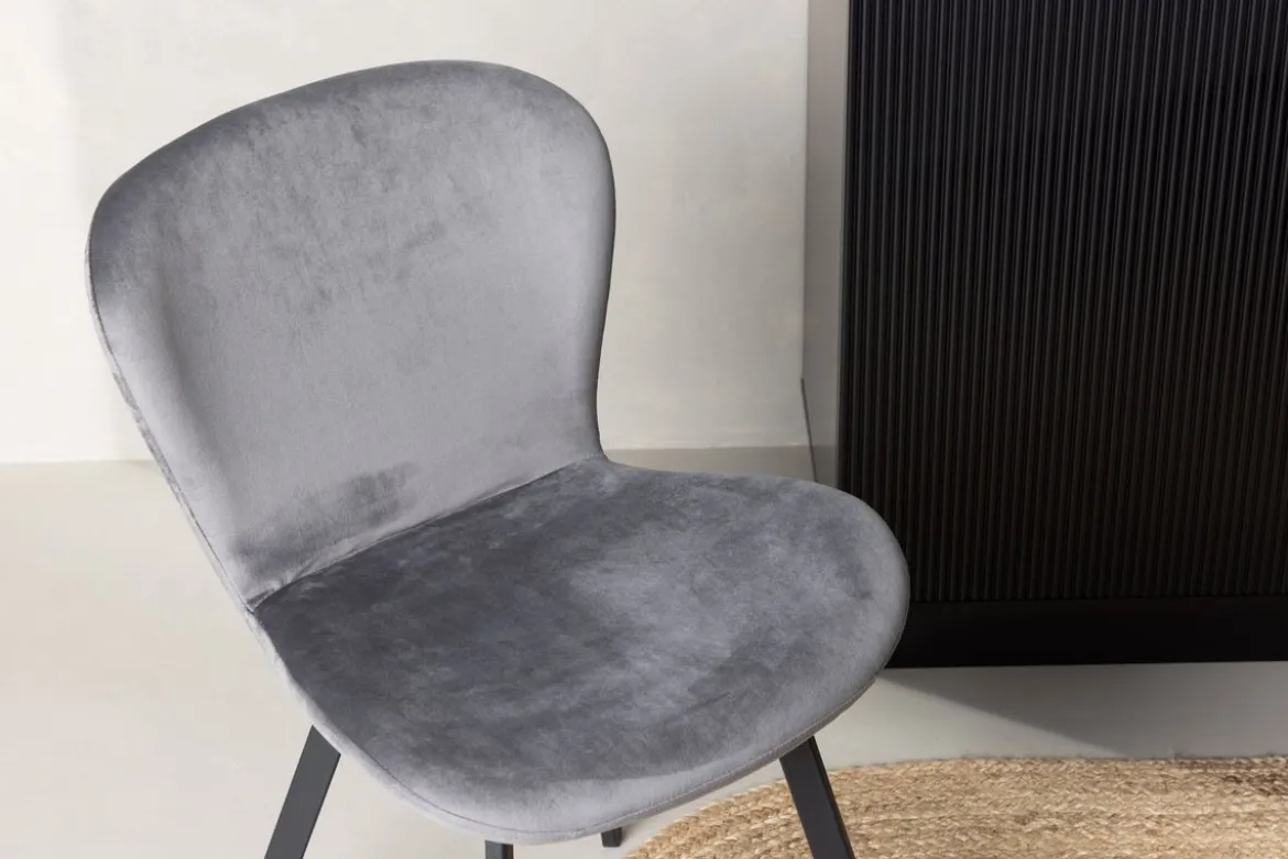 2er Set - Stuhl Amara mit gepolsterter Sitzfläche