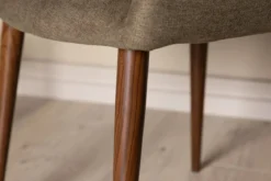 2er Set - Stuhl Future mit Beinen in modernem Walnussbraun