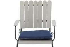 6er Set - Stuhlkissen Cushio aus Polyester in Blau