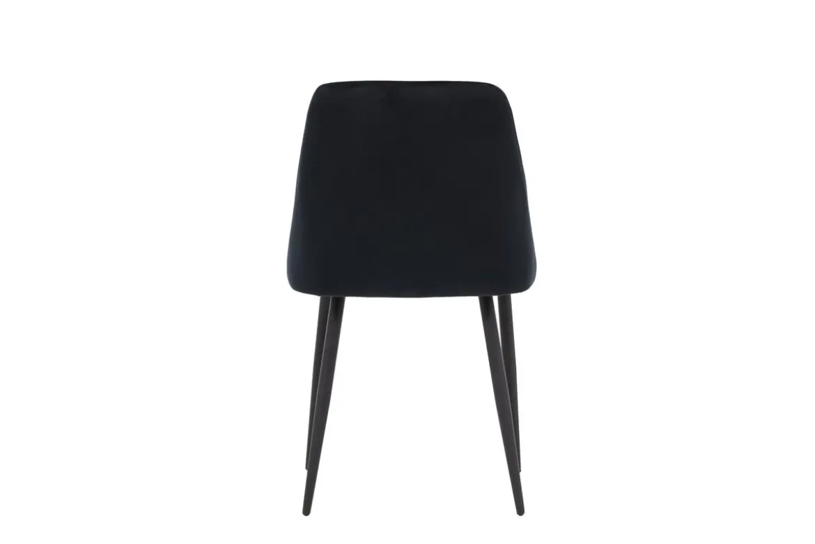 2er Set - Stuhl Liora aus weichem Polyestersamt
