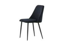2er Set - Stuhl Liora aus weichem Polyestersamt