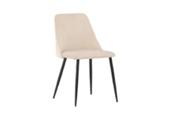 2er Set - Stuhl Liora aus weichem Polyestersamt